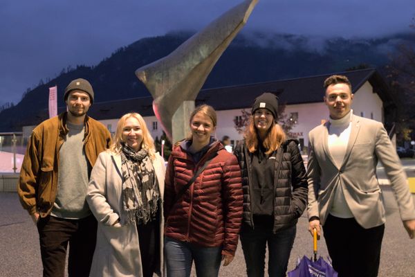 Stolpersteine reinigen in St. Johann im Pongau